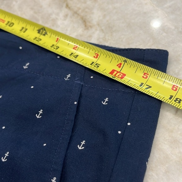 Nautica Signature Embroidered Shorts – Navy Blue | Women’s Size 10 - Picture 14 of 15